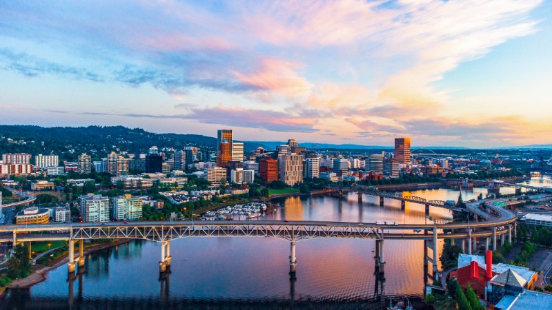 Southwest Portland Aerial View